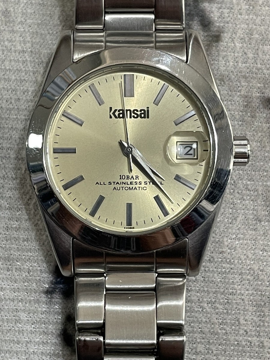 Kansai Yamamoto Watch Automatic Japan Made Date WORKING Vintage | eBay