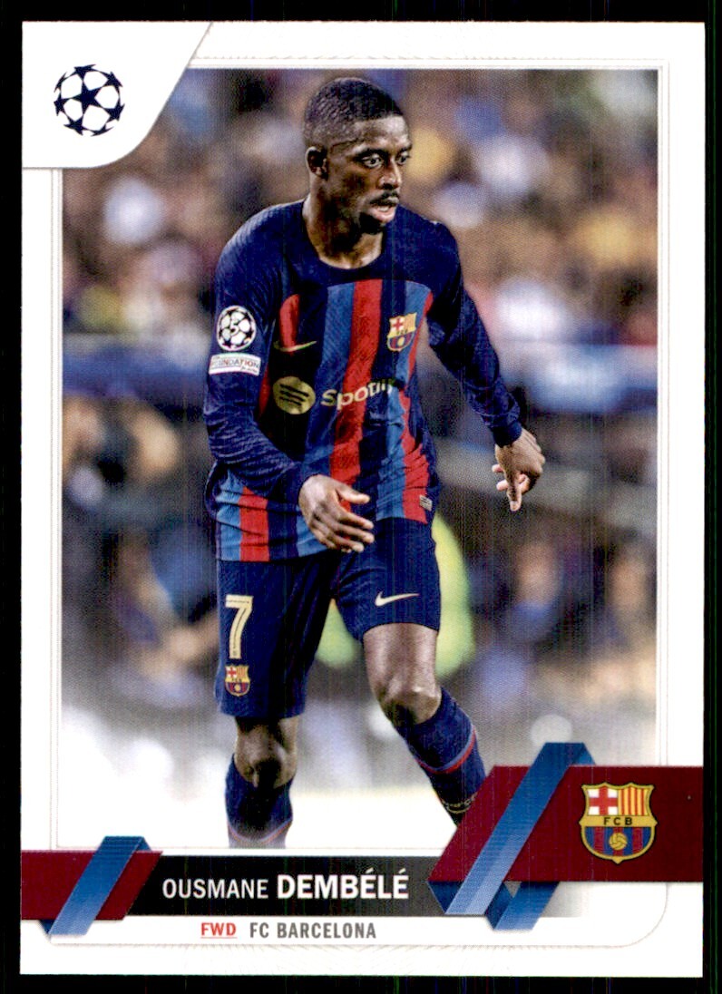 2022 Topps UEFA Club Competitions Ousmane Dembélé FC Barcelona #98