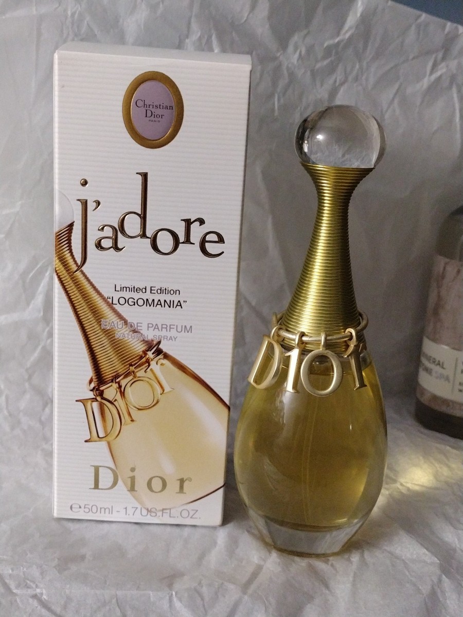 J'ADORE 1.7 OZ EAU DE PERFUM LIMITED EDITION LOGOMANIA NEW IN BOX