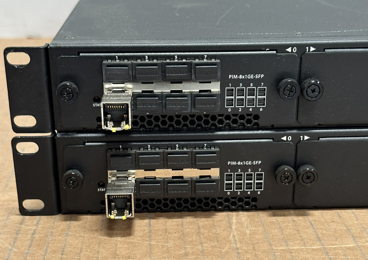 Qty Of 2 - Cisco vEdge 2000 AC K9 Router PIM-8x1GE-SFP NO PSU | eBay