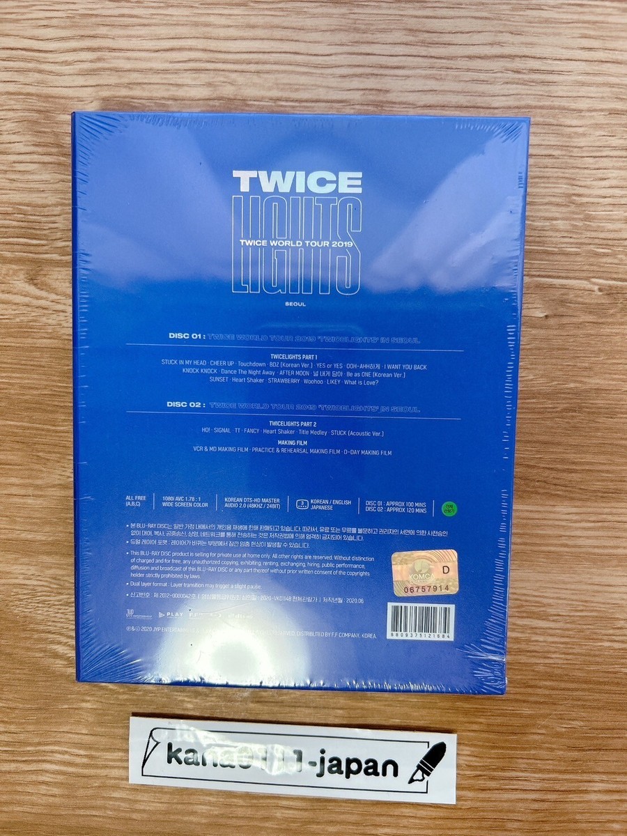 TWICE LIGHTS TWICE WORLD TOUR 2019 in SEOUL Twicelight Blu-ray New