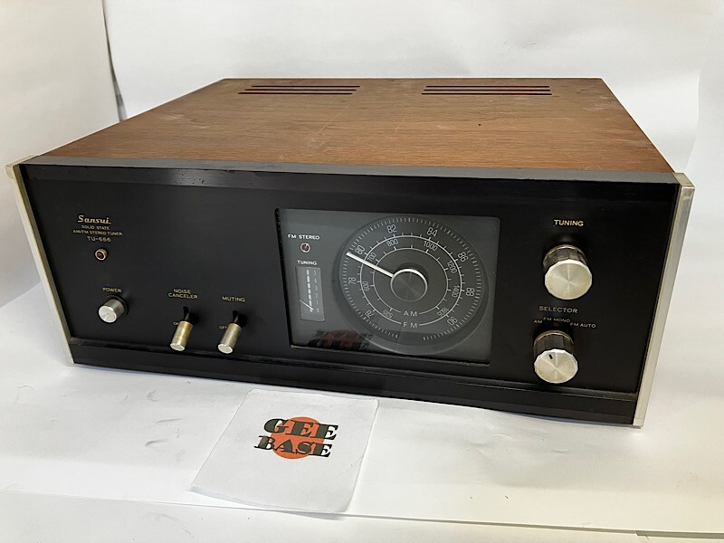 Sansui TU-666 Vintage Solid State AM/FM Stereo Tuner Audio Working