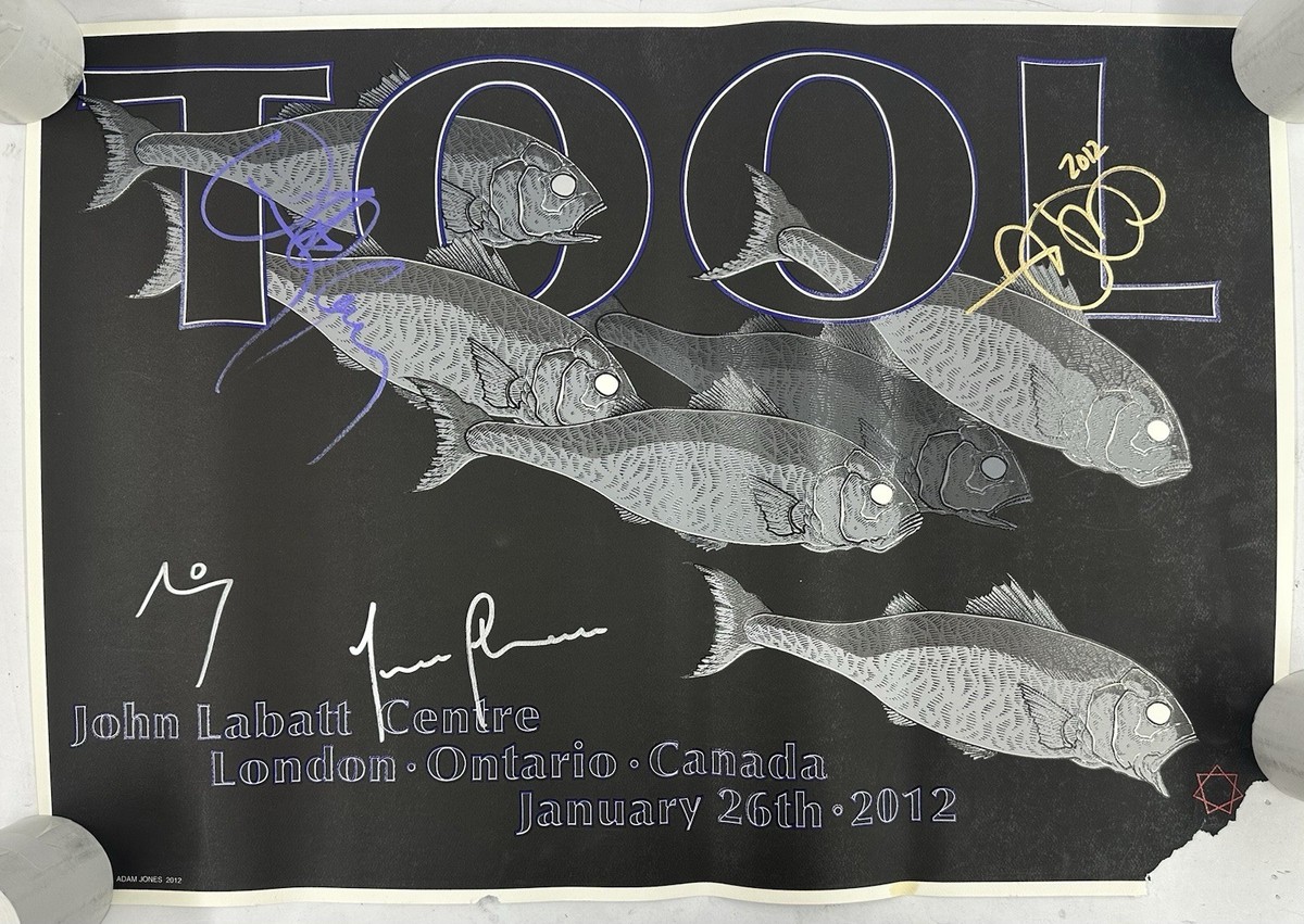 Tool Concert Poster Jan 26 2012 London Ontario Canada John Labatt