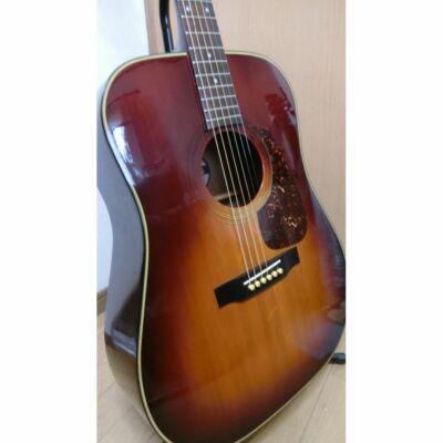 Acoustic Guitar Morris MD-502 Holo Carriage Sunburst Made in Korea