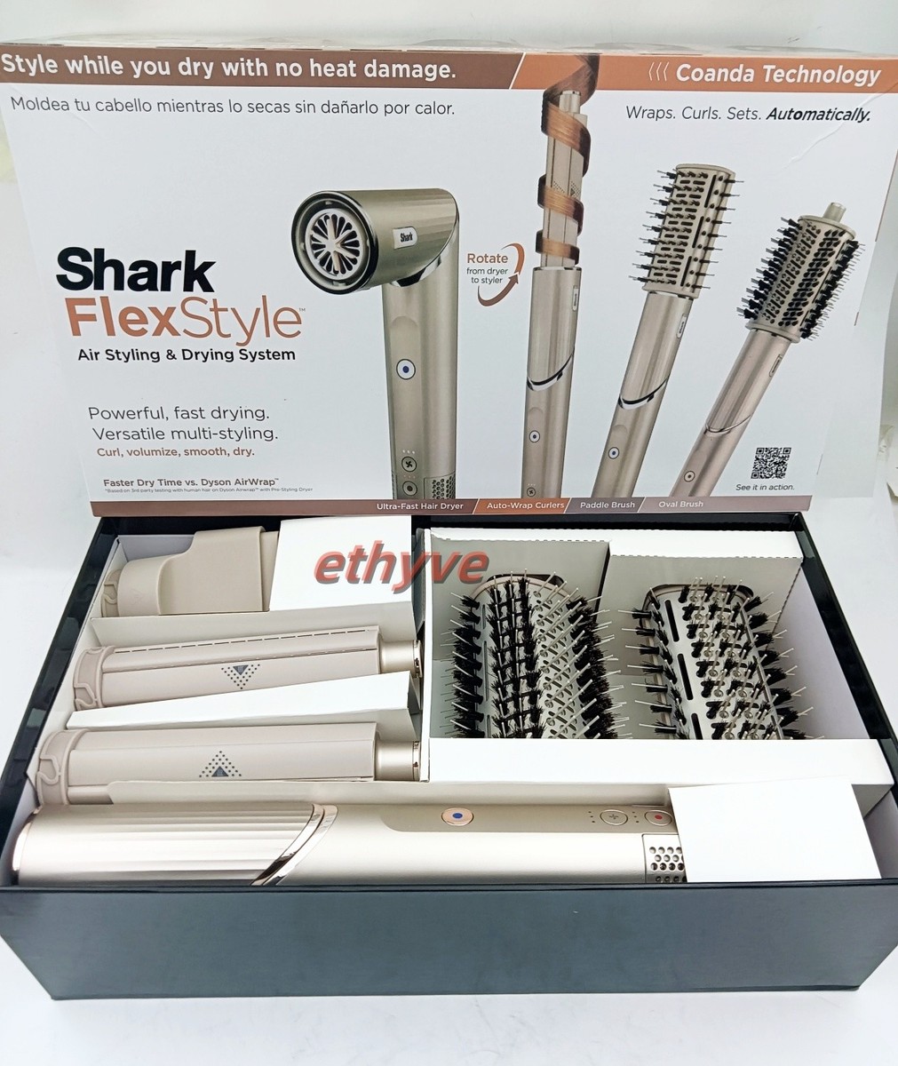 New Shark Flex Style 1300W Air Styling & Drying System - Stone