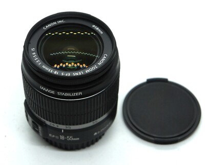 Canon EF-S 18-55mm f/3.5-5.6 USM IS Lens for BUDGET APS-C CANON
