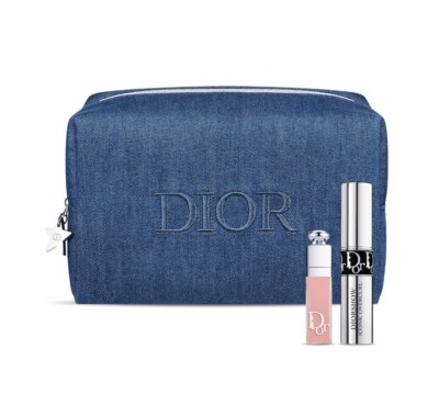 3PC Dior gift set (pouch + mascara+ lip gloss) | eBay