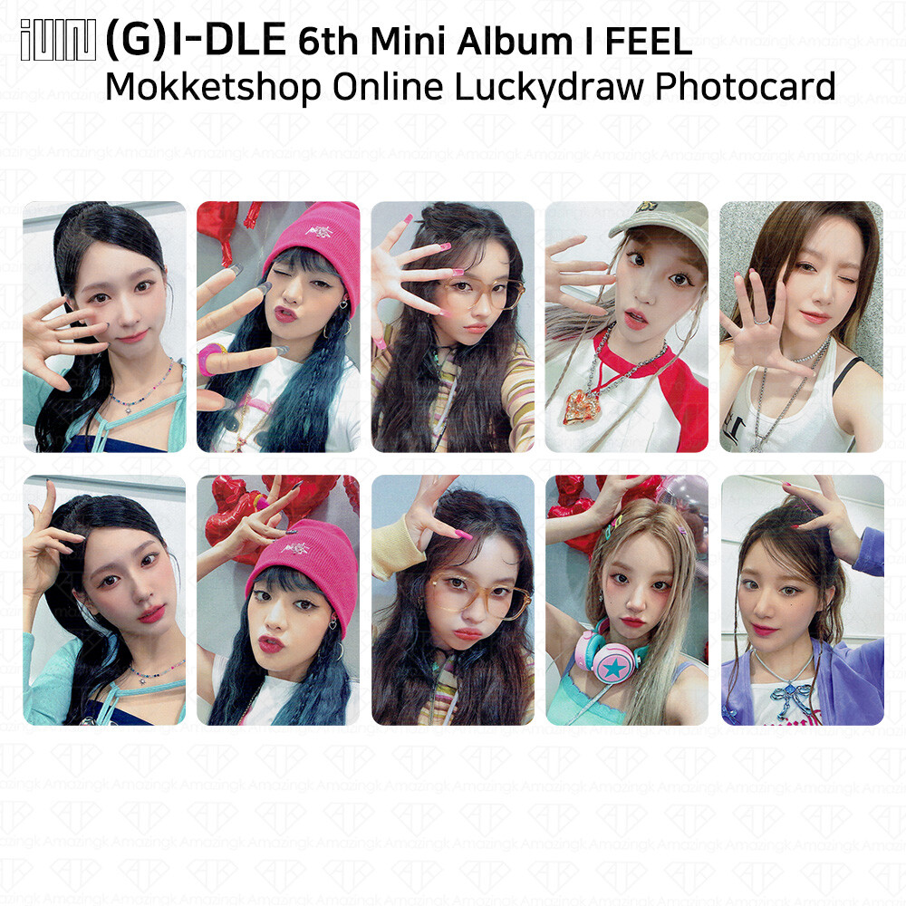 G)I-DLE G-IDLE IDLE I Feel Mokket Shop Online Lucky Draw Photocard
