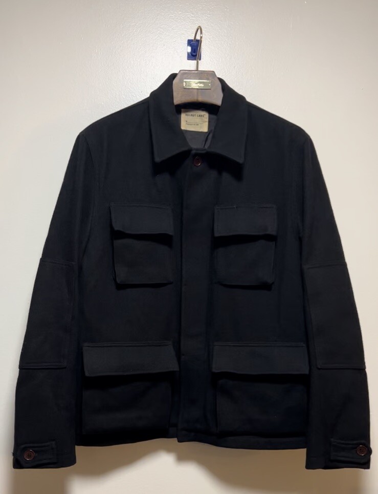 Helmut Lang Archive 1997 Wool Black Coat Men Size 48 US M | eBay