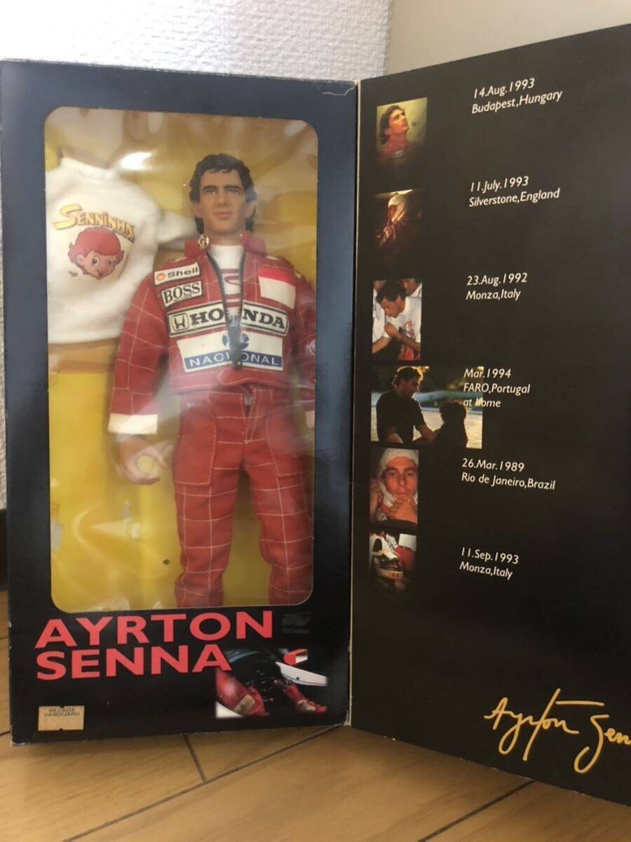 Ayrton Senna F1 Figure Takara HONDA Red Uniform 1998 Formula 1