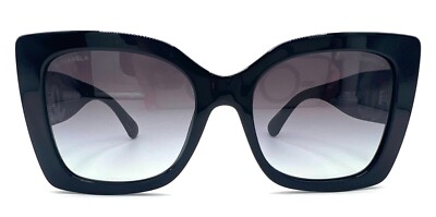 CHANEL 5494 1047/S6 Black gradient lens sunglasses 53-18-140 | eBay