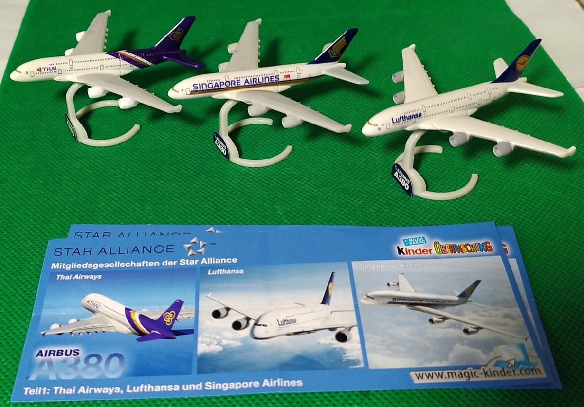 KINDER SURPRISE Star Alliance Airbus A380 Part 1 2010 #1051 | eBay