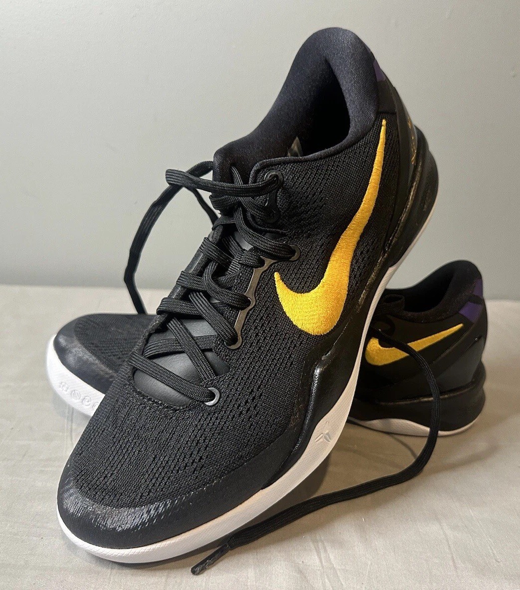 Nike Kobe 8 Protro Lakers Away HF9550-001 Men's Size 8.5 | eBay