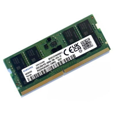 Samsung DDR5 32GB 5600MHz PC5-44800 Laptop SODIMM Memory Ram