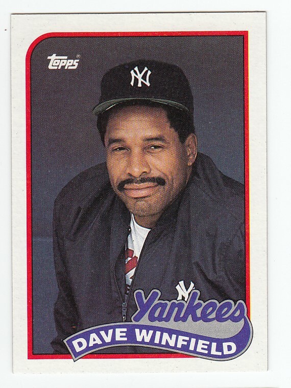 Dave Winfield 1989 Topps Baseball Card #260 Yankees | eBay