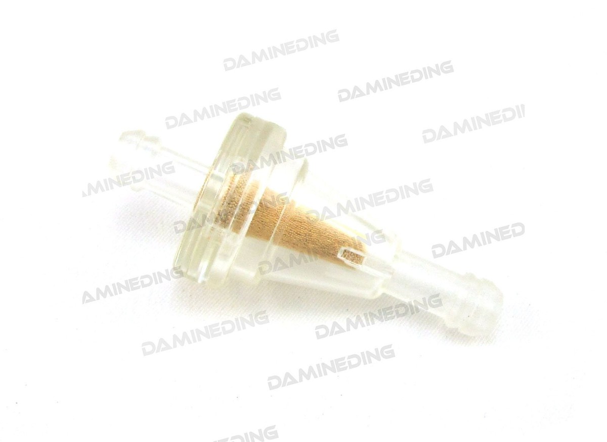 Motorcycle ATV Scooter Clear Fuel Gas Filter Bronze Small 3/16