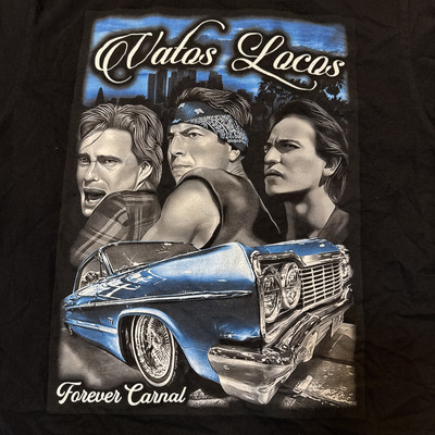 Vatos Locos T Shirt Men's XL Blood In Blood Out Movie Miclo