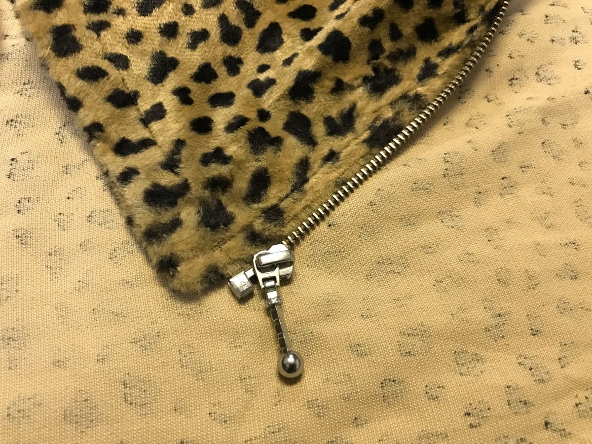 Supreme F/W 2017 Cheetah Pile Zip Up Shirt Box Logo | eBay