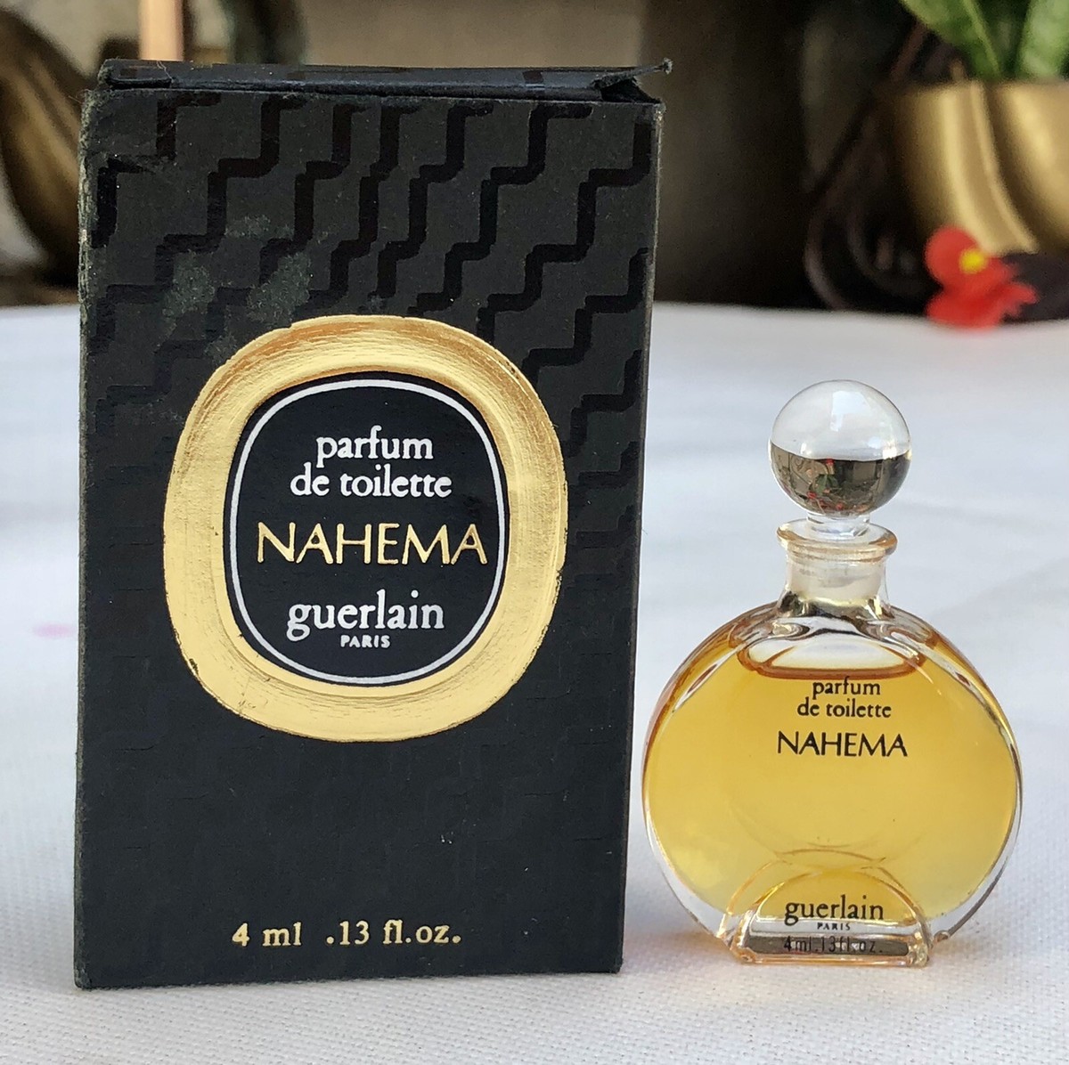 💝RARE Vintage Original NAHEMA Guerlain Parfum PDT 4ml Mini