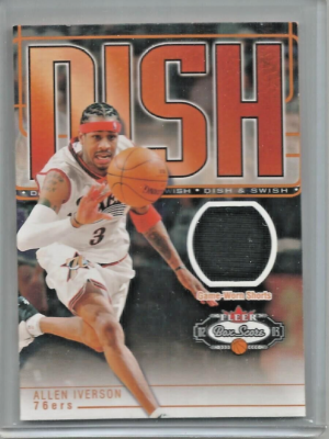 Allen Iverson 02/03 Fleer Box Score Game Worn Shorts | eBay