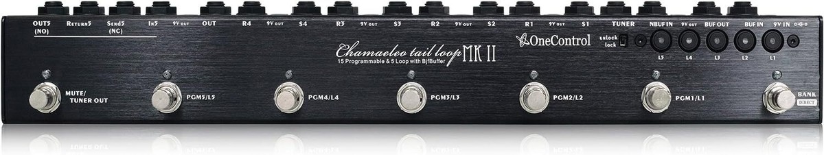 One Control Chamaeleo Tail Loop MK II 5 Programm Switcher Guitar