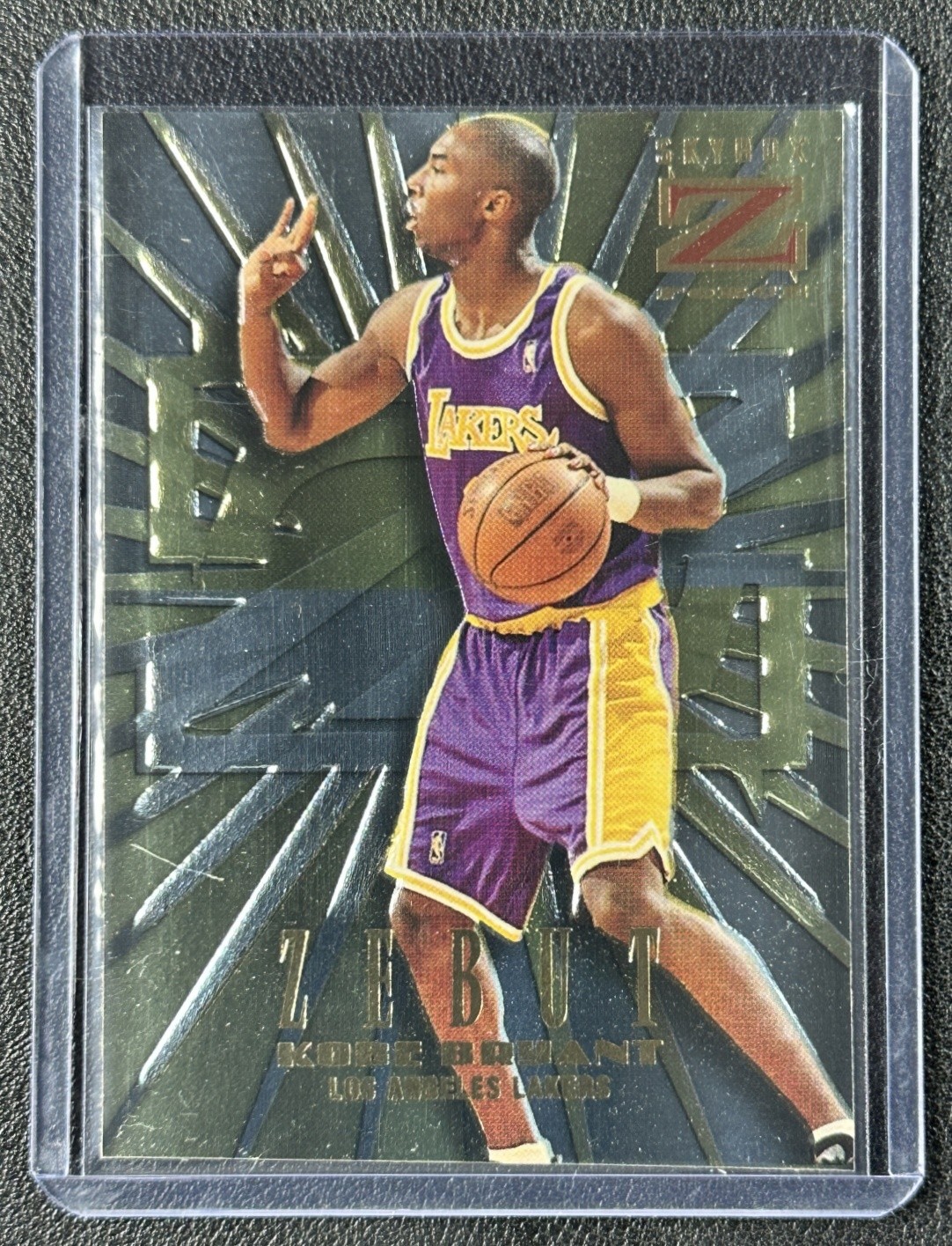 Kobe Bryant 1996 Skybox Z-Force #3 Zebut Price Guide - Sports Card