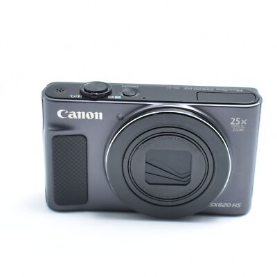 Canon Powershot SX620 HS Compact Digital Camera Black Used w