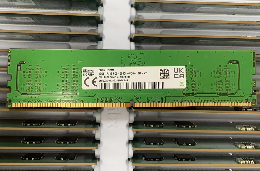 SK Hynix 12GB DDR5 5600 UDIMM 1Rx16 PC5-5600B-UC0-1010-XT 288pin