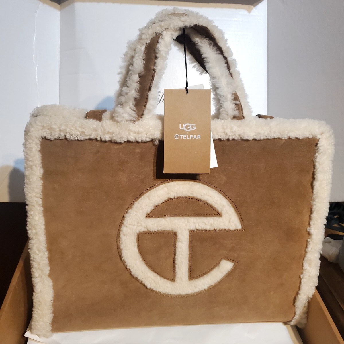 Telfar x UGG Shopping Bag - Medium Chestnut 195719077167| eBay