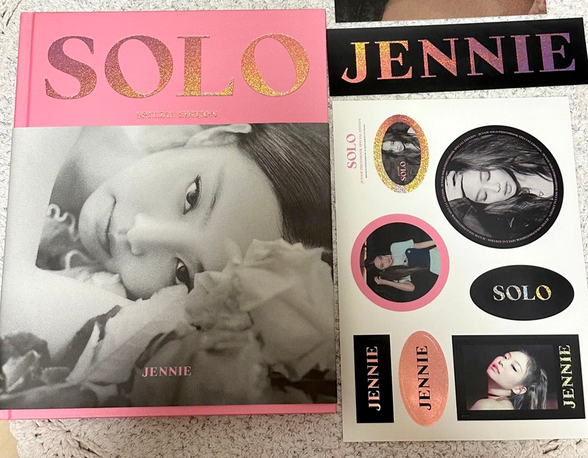 BLACKPINK JENNIE SOLO Special Edition 1st Photobook With Bonus | eBay