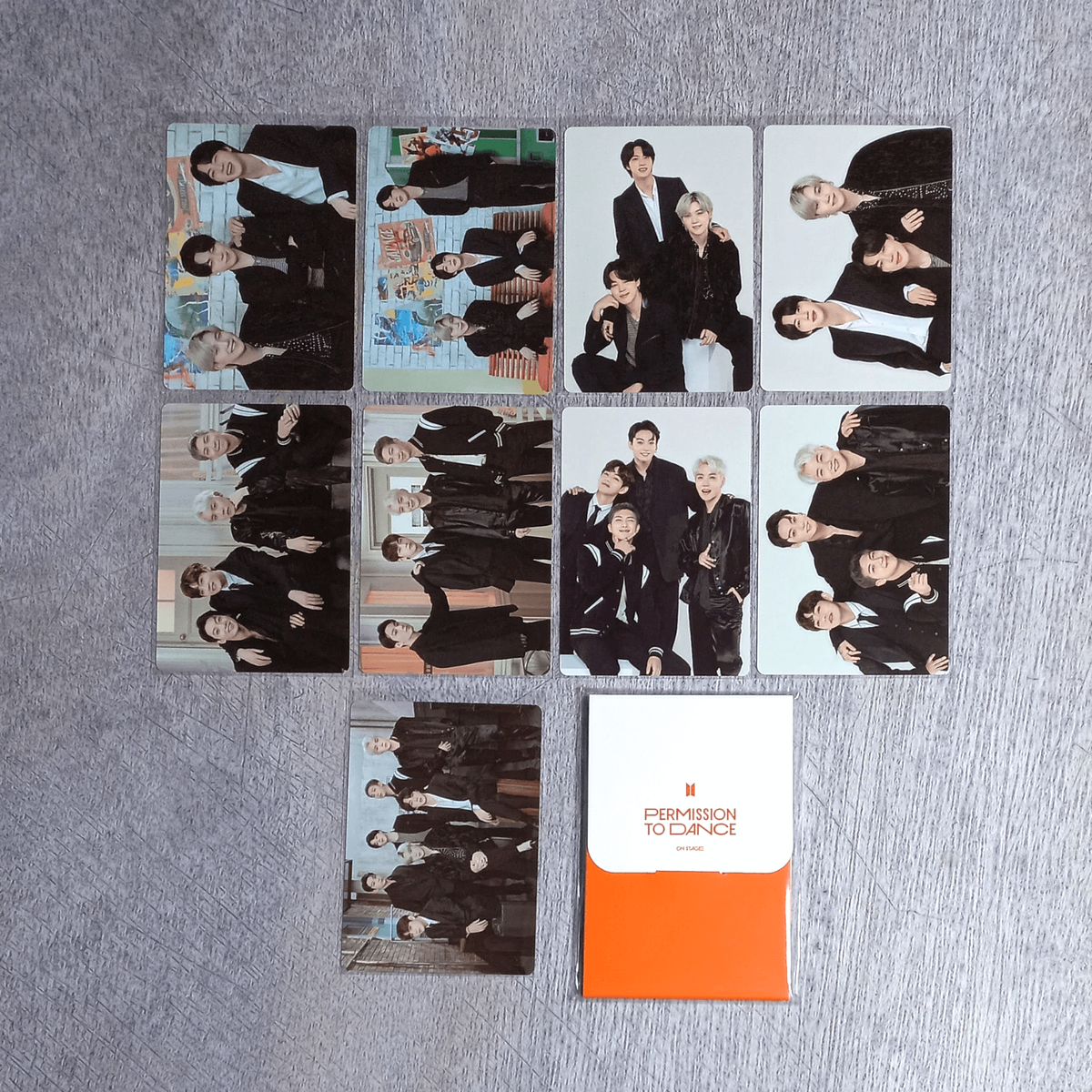 BTS Permission To Dance Mini Photo Card - Complete Unit Set