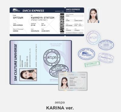 aespa SMCU EXPRESS@KWANGYA OFFICIAL GOODS KWANGYA PASSPORT SET