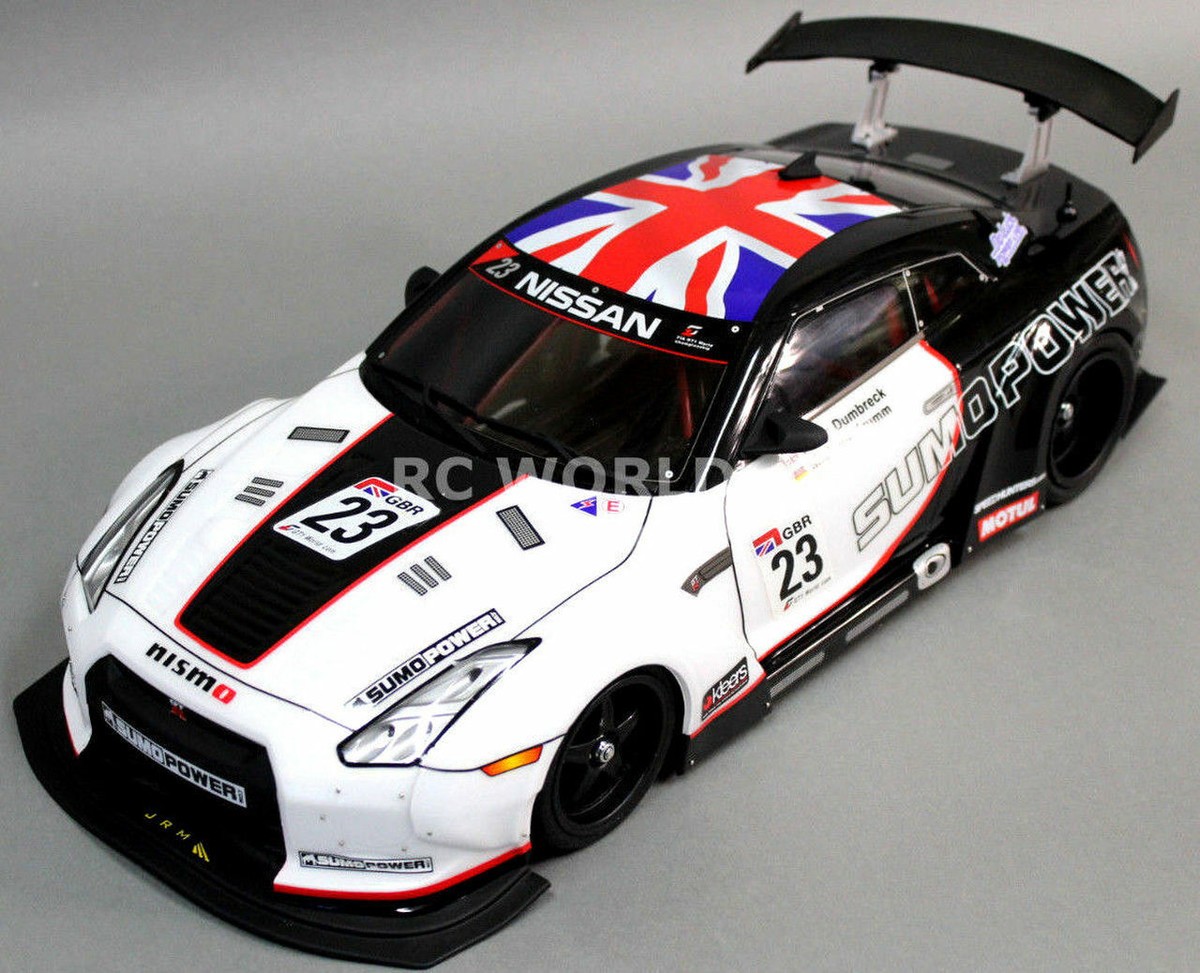 Rc 1/10 NISSAN GTR R35 Sumo Power Body Shell Rocket Bunny w/ Wide