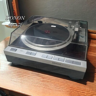 Denon DP-47F Turntable Direct Drive Turntable Vintage Tested Brown