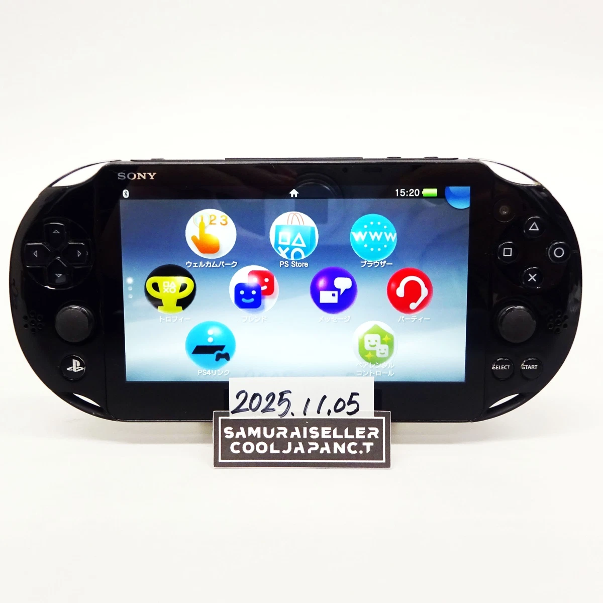Sony Playstation PS Vita Black PCH-2000 ZA11 Console only PSV Slim