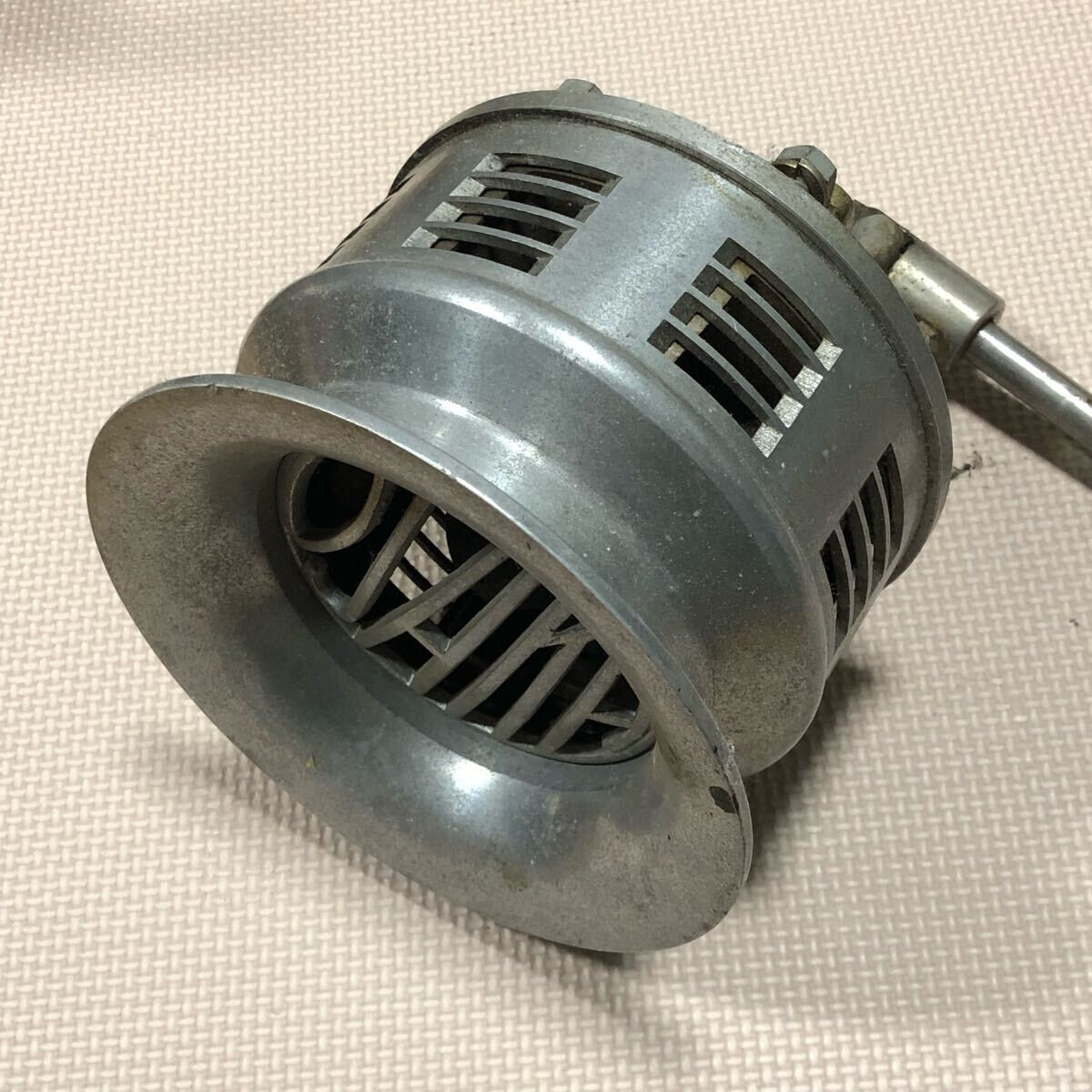 OSAKA Fire Truck Hand Crank Siren Vintage Japanese Rare Manual