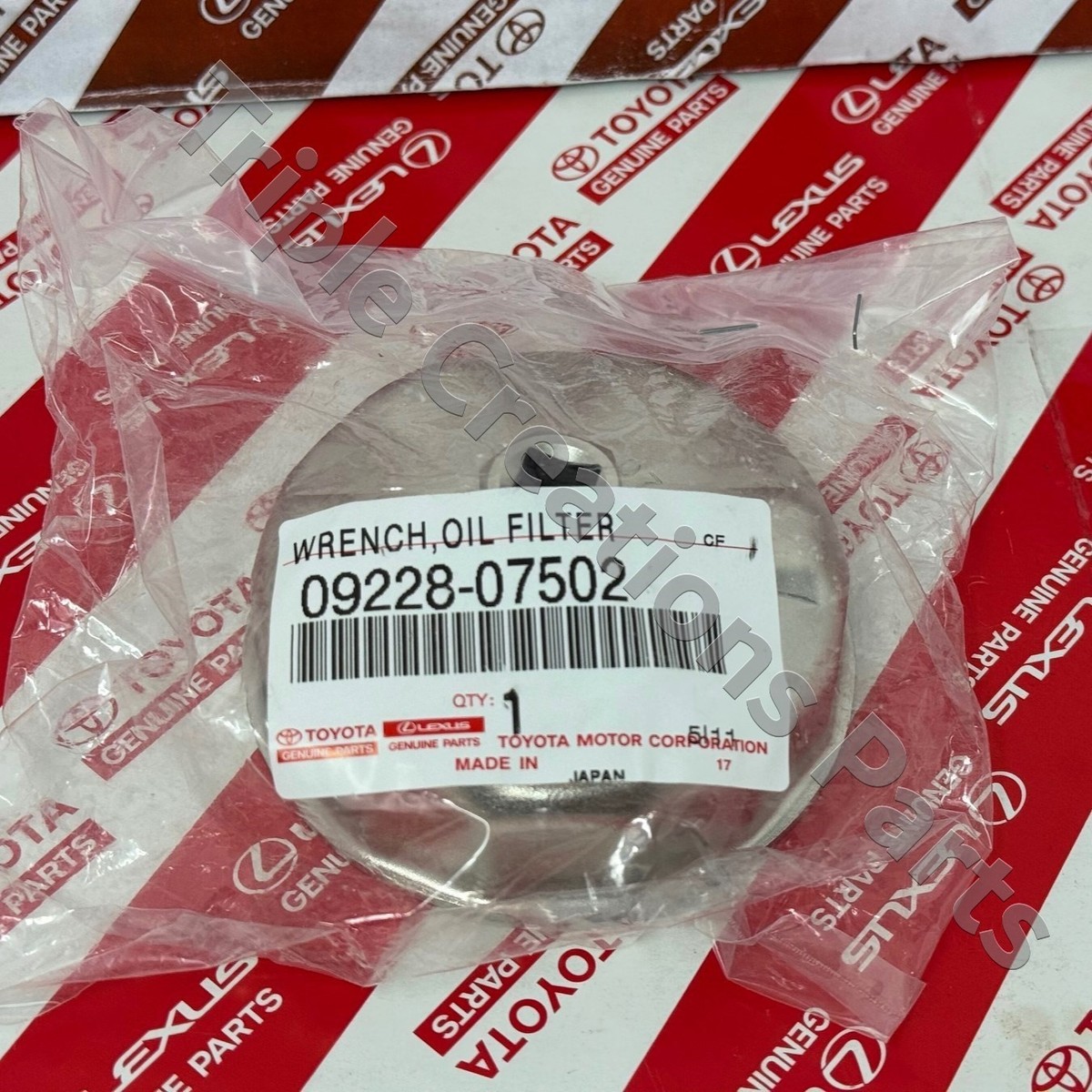 Toyota Genuine 09228-07502 Wrench Oil Filter 0922807502 OEM | eBay