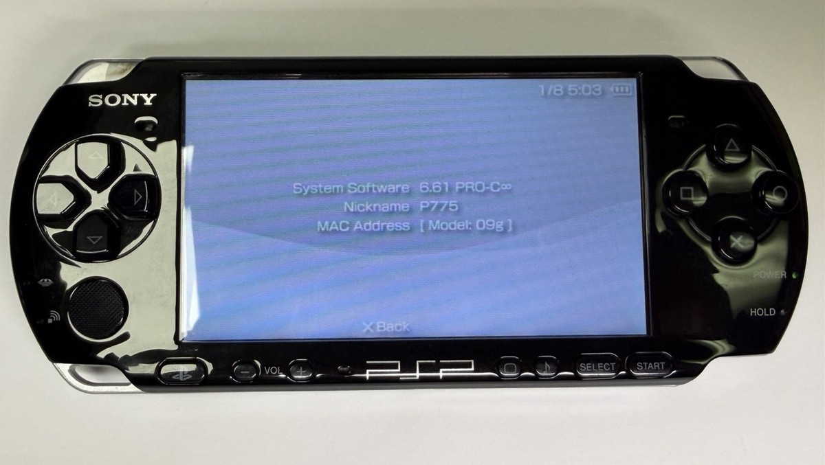 SONY PSP-3000 Console Black Handheld System Playstation Tested