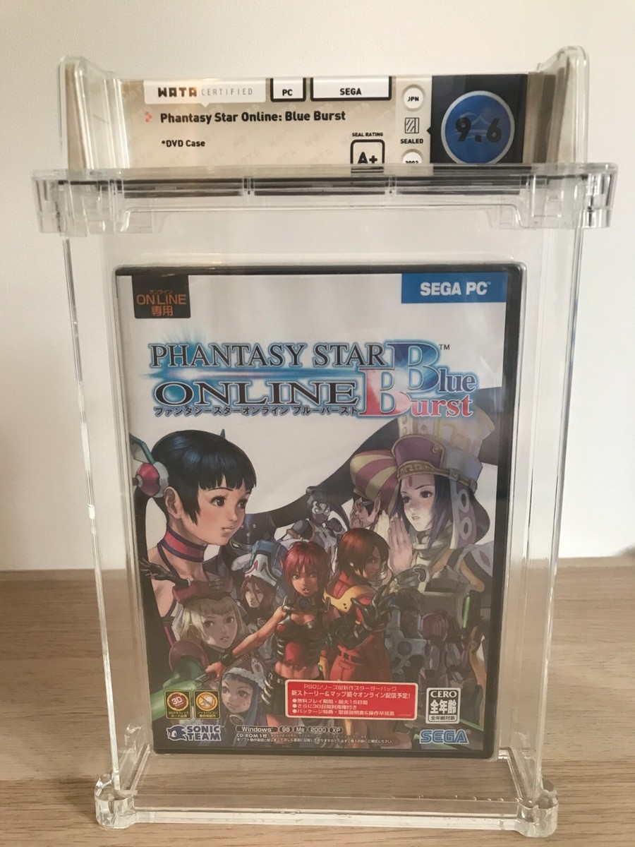 Phantasy Star Online Blue Burst WATA 9.6 A+ Sealed Graded PSOBB PC