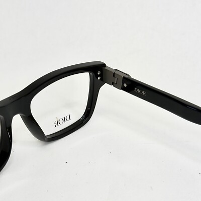 CHRISTIAN DIOR CD ICONO S1I Black Gunmetal Eyeglasses 53mm