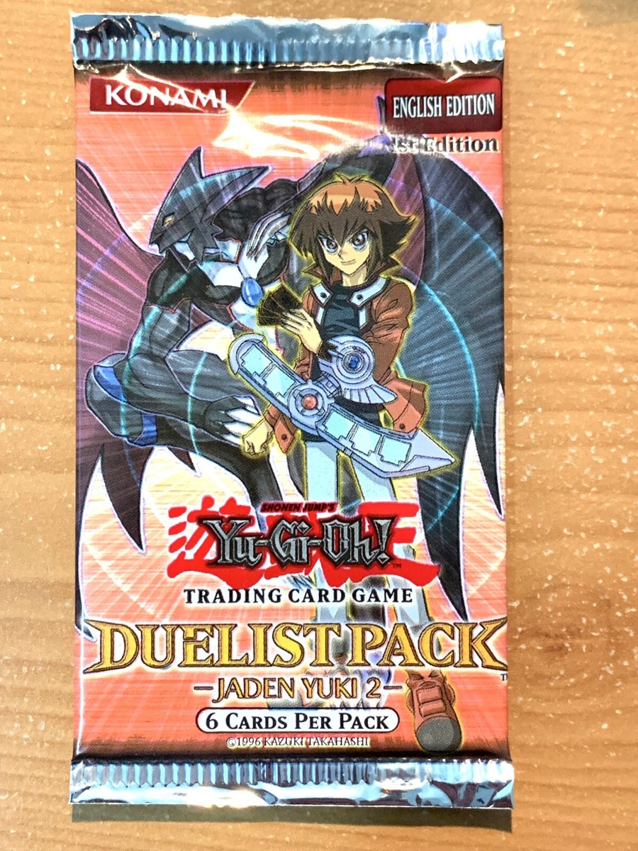 yugioh 1st EDITION DUELISTPACK JADEN YUKI 2 ENGLISH BOOSTER PACK