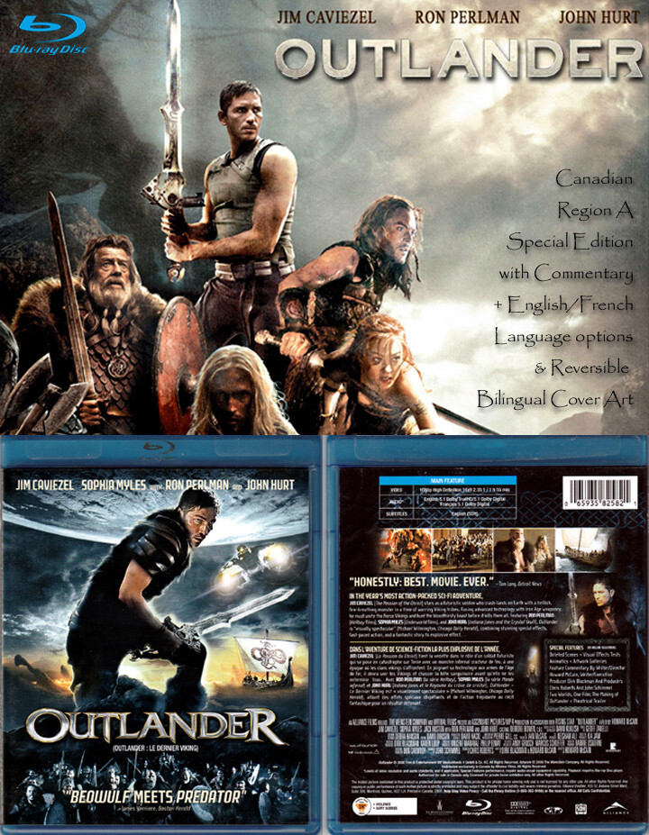 Blu-ray Jim Caviezel OUTLANDER epic science fiction fantasy WS En