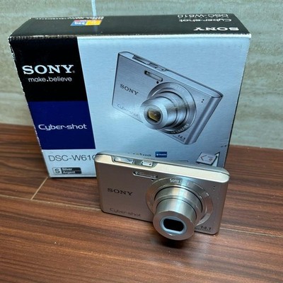 Sony Cyber-shot DSC-W610 14.1MP Digital Camera - Silver for sale