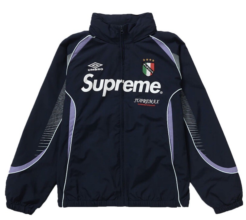 Supreme Umbro Track Jacket Navy Size Small SS22 BNWT Deadstock