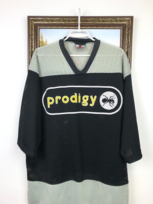 Rare Vintage 90's The Prodigy Keith Flint Jersey Band Shirt Mens
