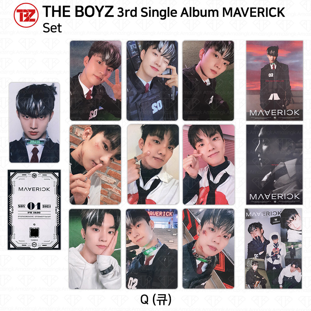The Boyz 3rd Single Album Maverick Official Photocard Poster Q