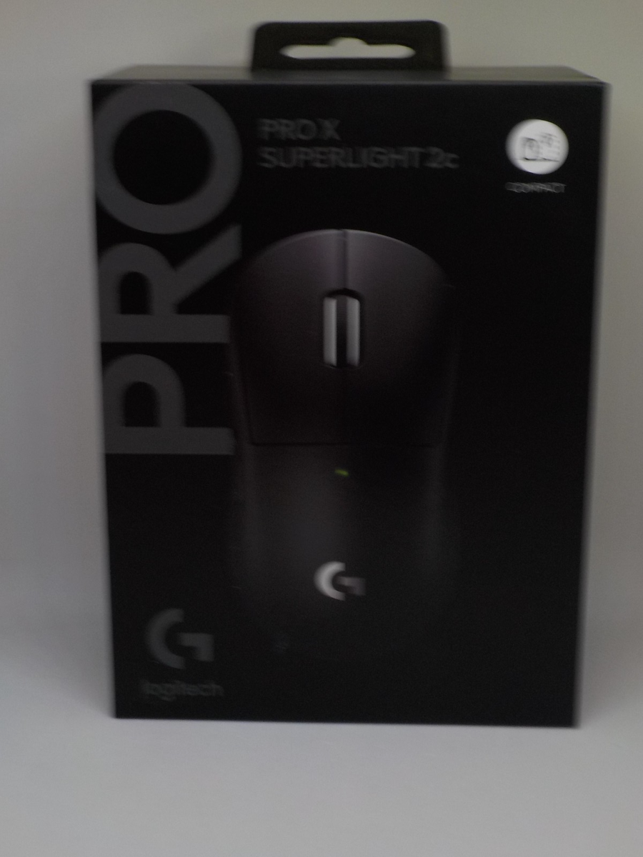 New Logitech G PRO X Superlight 2c Wireless Gaming Mouse (Black
