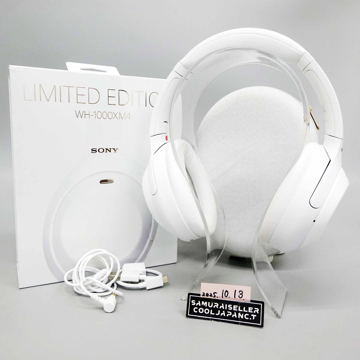 SONY WH-1000XM4 Silent White Limited Wireless Noise Canceling