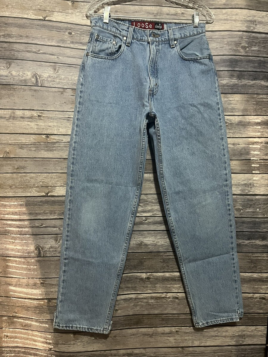 Levi's Silvertab Loose 664 Vintage 90s Light Wash High Rise