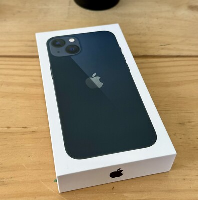 LN BOX ONLY Apple iPhone 13 Midnight Black 128GB Model A2482 OEM